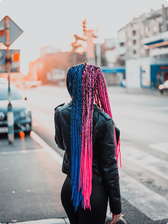 Wig repair example